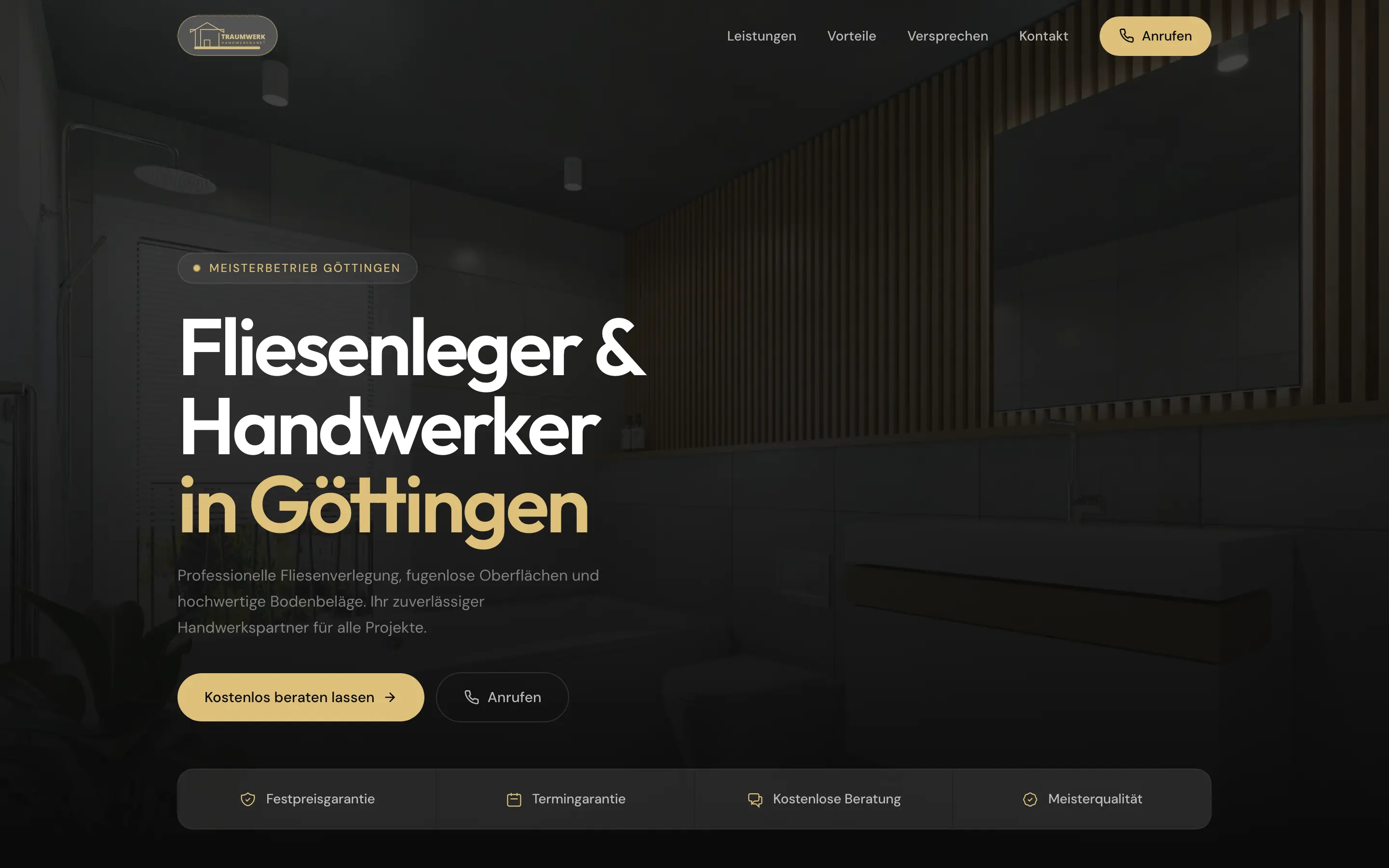 Handwerkskunst Göttingen — Screenshot